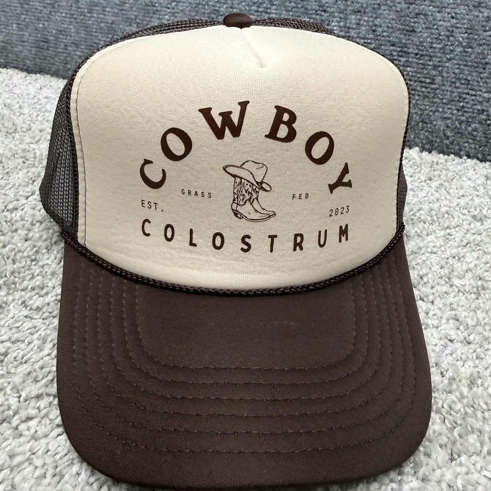 Cowboy Colostrum snapback hat‎ trucker hat cap OTTO adjustable - Picture 2 of 9